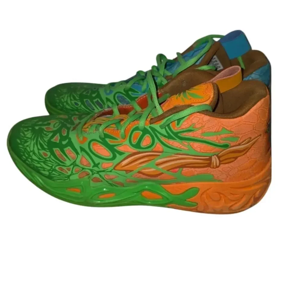 PUMA x LAMELO BALL x TMNT MB.04 Leonardo & Michelangelo Size 10.5
